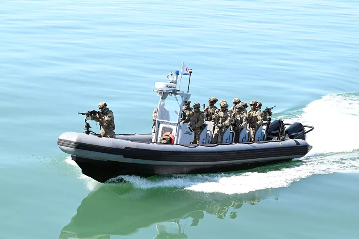 Azerbaijan, Türkiye, Uzbekistan militaries conduct vessel rescue drill PHOTO / VIDEO