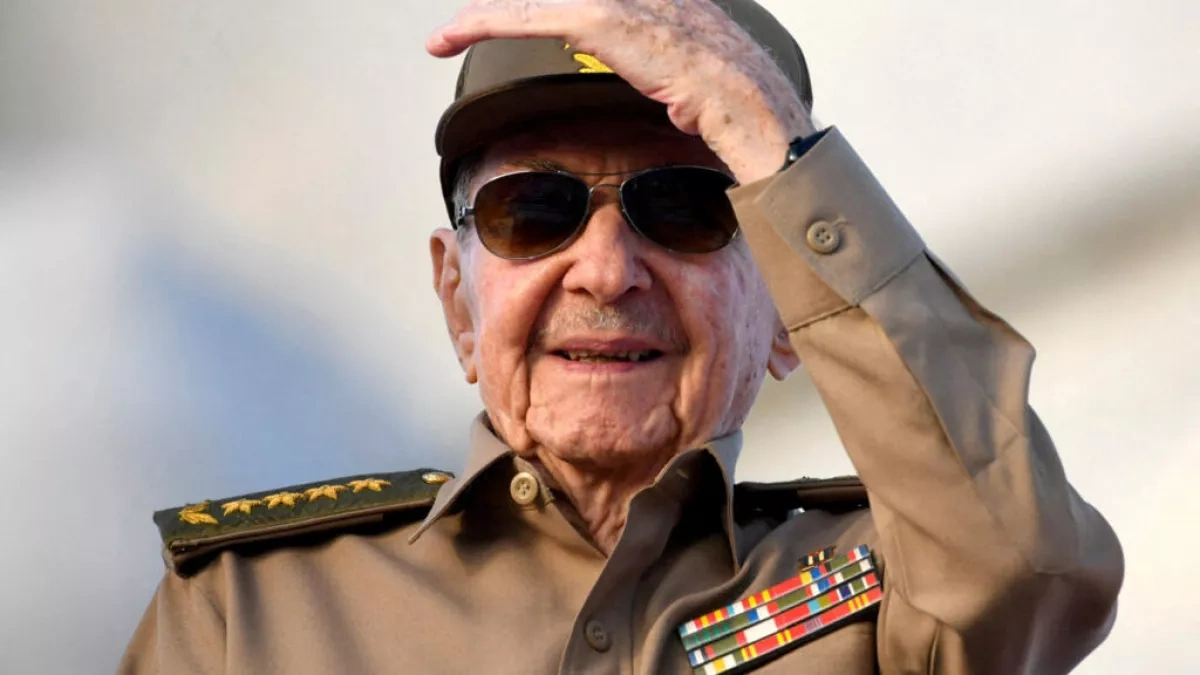Blurred contours of the Island of Freedom Cuba on the brink of a US strike