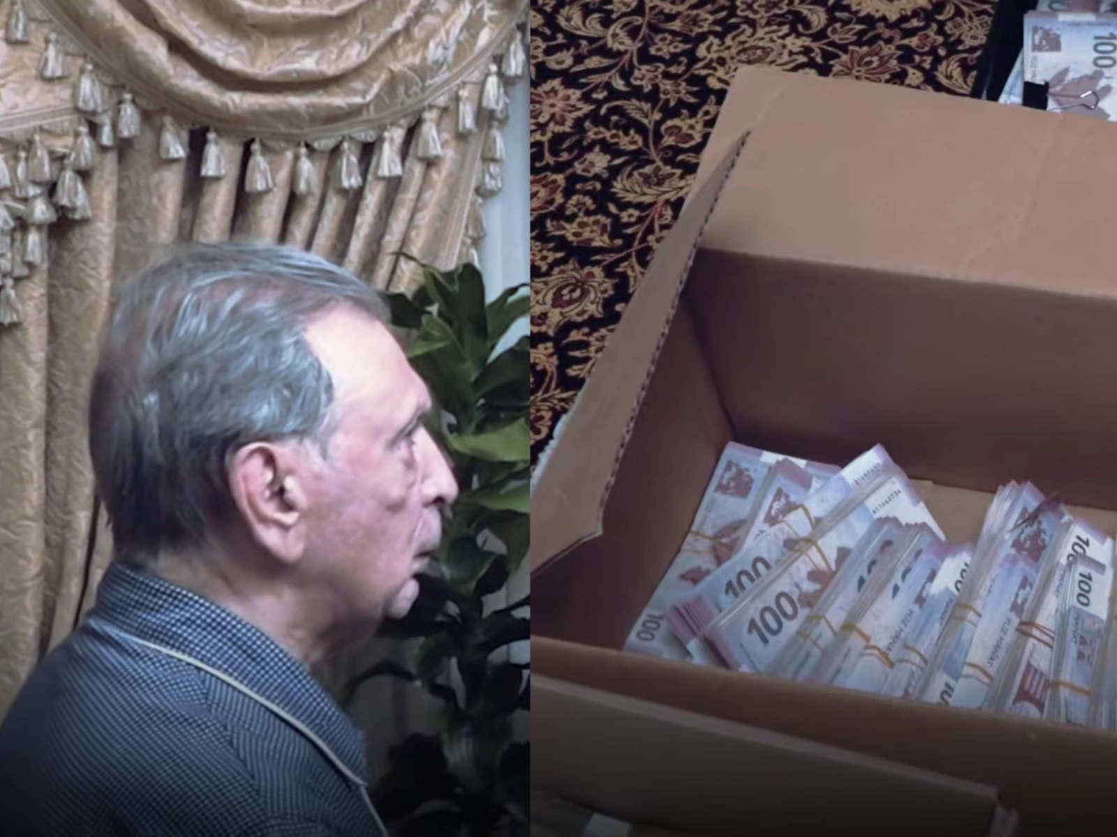 Azerbaijani SSS exposes cash discovery in Ramiz Mehdiyev’s residence (PHOTO/VIDEO)