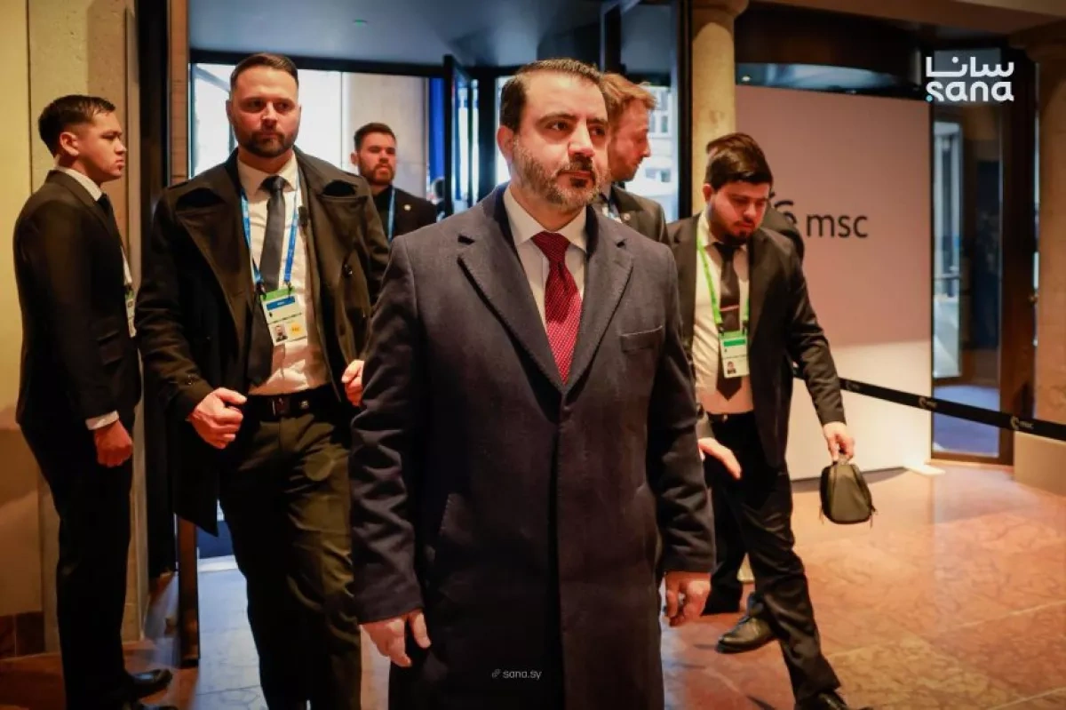 Syrian FM Asaad Al-Shaibani arrives in Munich for security conference
