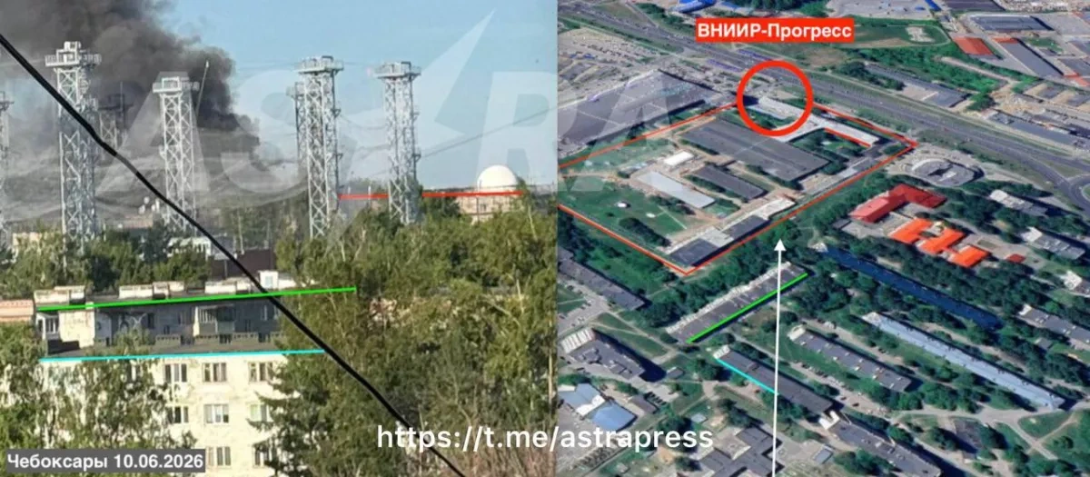 ASTRA: Russian defence electronics plant hit again in drone attack PHOTO