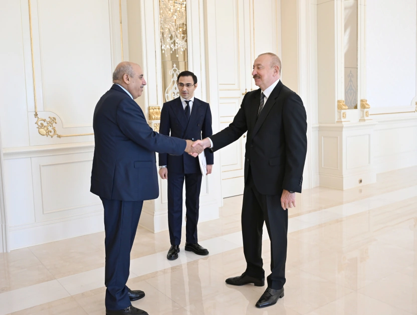 President Ilham Aliyev receives delegation from House of Representatives of Hashemite Kingdom of Jordan (PHOTO)