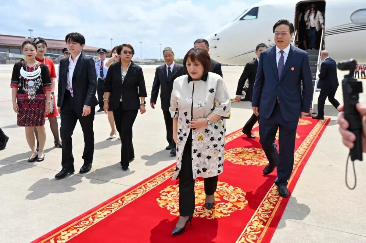 Speaker of Azerbaijan’s parliament arrives in China for Boao Forum PHOTO