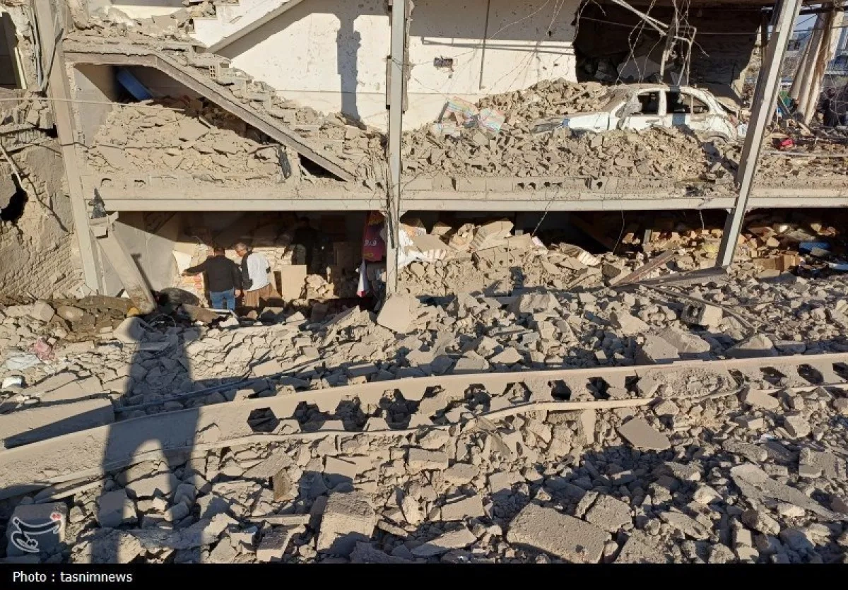 Rocket strikes hit residential areas in Iranian Kurdistan PHOTO