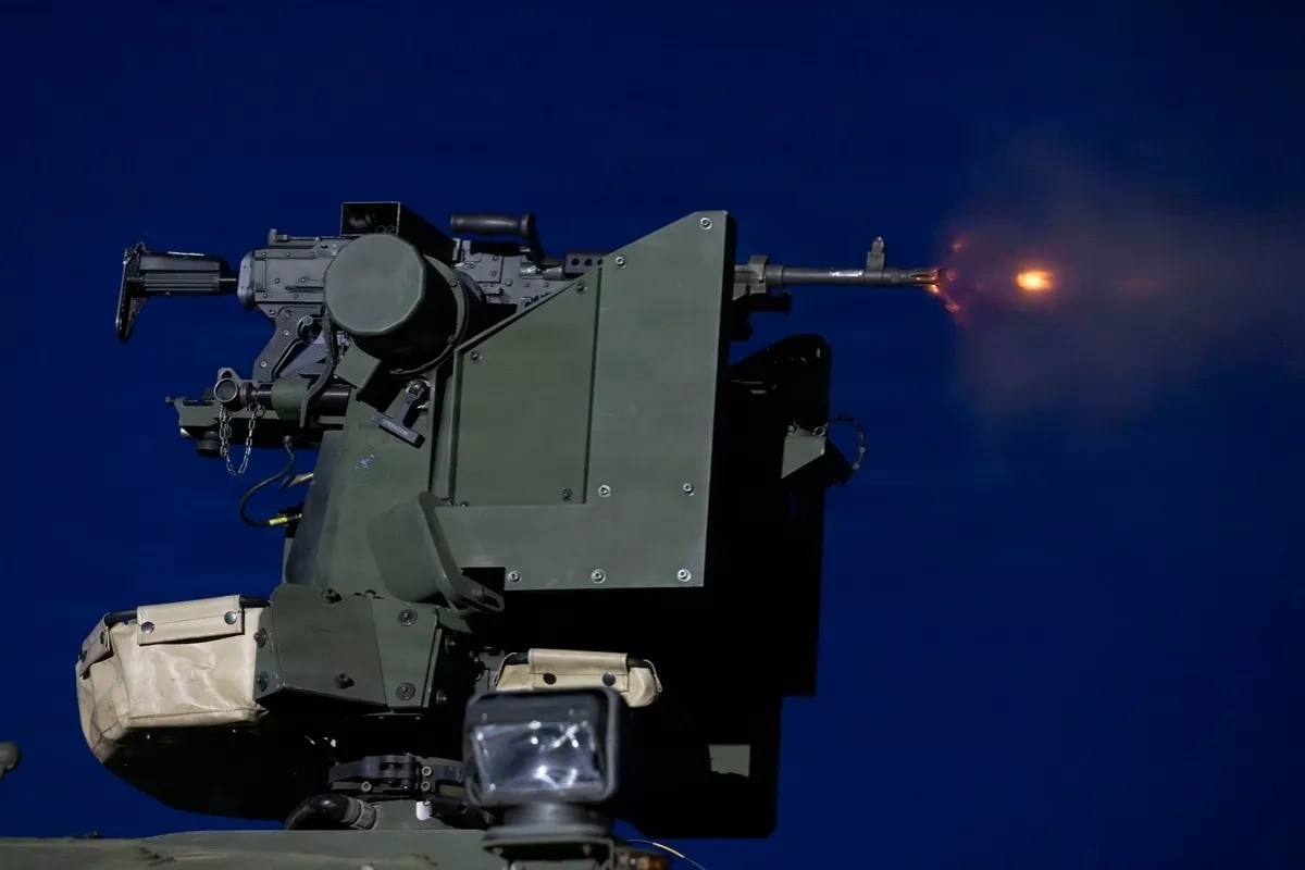 US troops hold live-fire drills in South Korea Using CROWS remote system