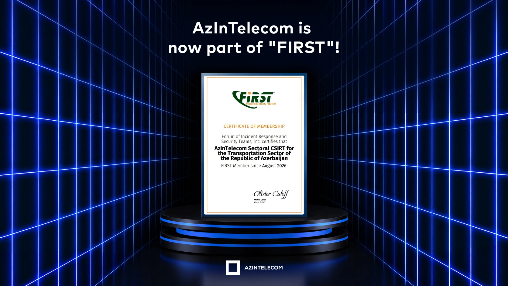 “AzInTelecom” Cybersecurity Services Gain Global Recognition