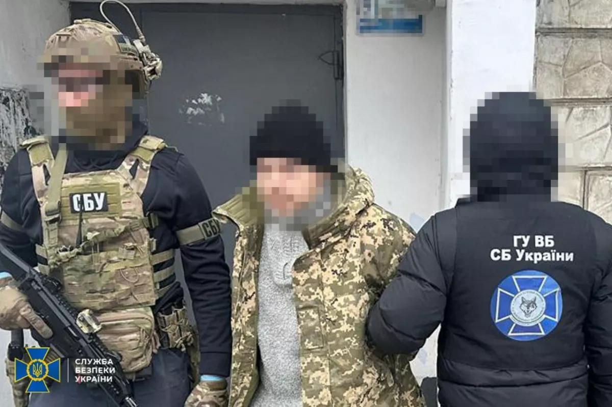Ukrainian security forces detain Russian-linked saboteur in Odesa PHOTO