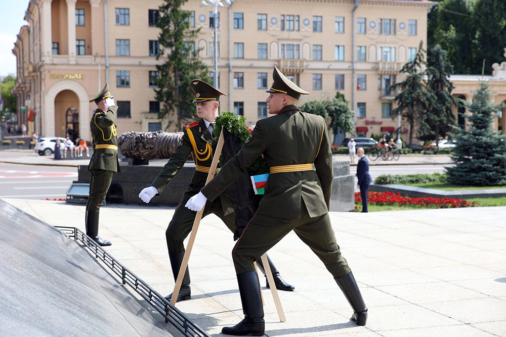 Chief of General Staff of Azerbaijan Army arrives on official visit to Belarus (PHOTO)