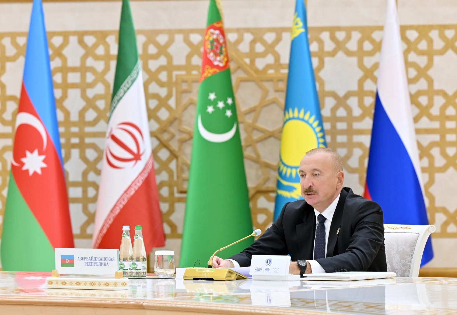 Preservation of the Caspian’s unique ecosystem is a common task for all littoral states - President Ilham Aliyev