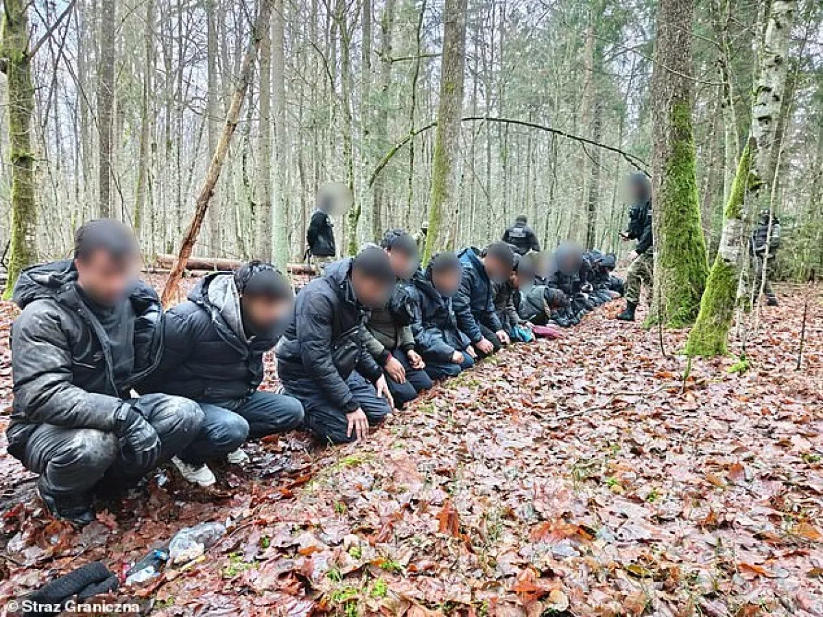 Belarus tunnels used to funnel migrants into Poland as part of Russian hybrid warfare PHOTO