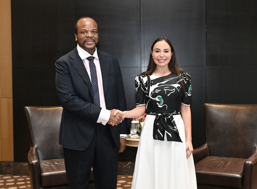 Leyla Aliyeva meets with King Mswati III of Eswatini (PHOTO)