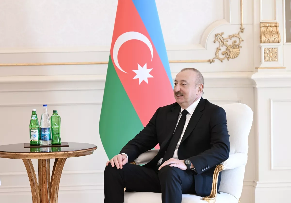 President Aliyev holds one-on-one talks with Latvian counterpart PHOTO
