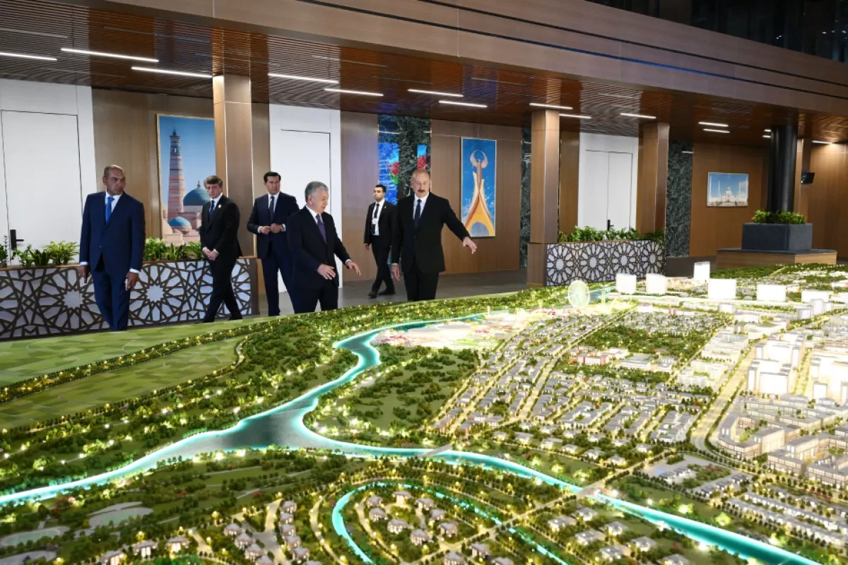 President Aliyev reviews progress of Uzbekistan’s New Tashkent megaproject PHOTO