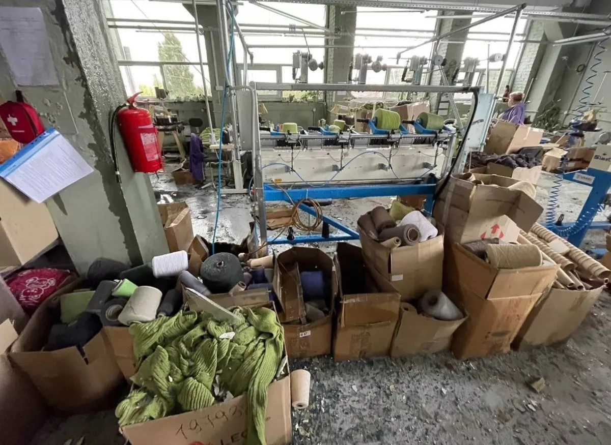 Ukrainian textile company left in ruins after strike in Kyiv PHOTO / VIDEO
