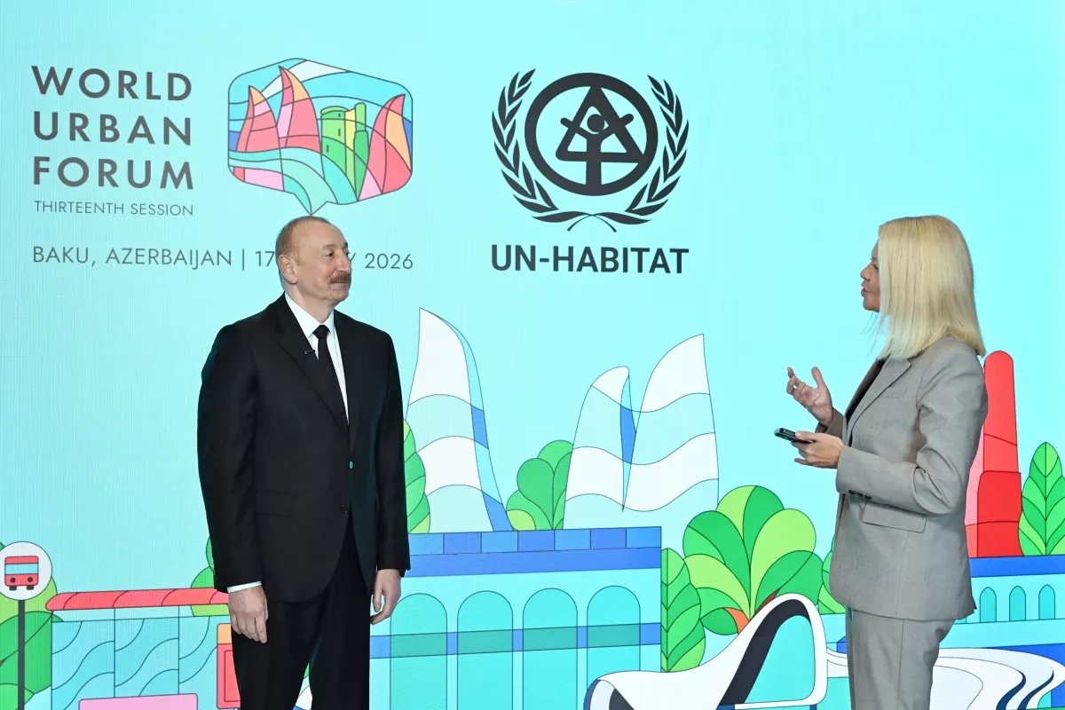 Azerbaijan develops unique blueprint for building cities from scratch, says President Aliyev Interview with Euronews / PHOTO