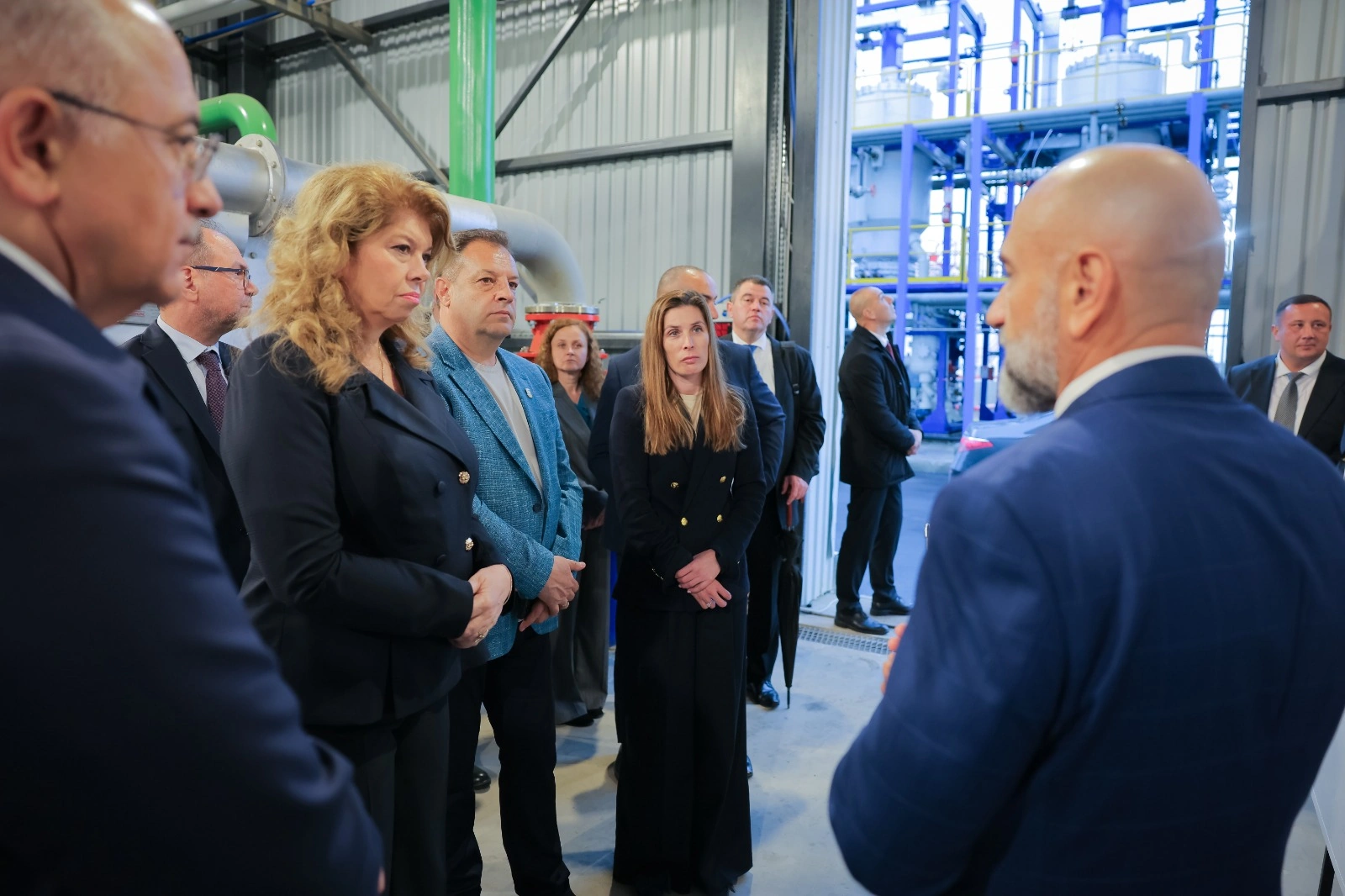 Bulgarian President visits Azerbaijan's Sumgayit Industrial Park (PHOTO)