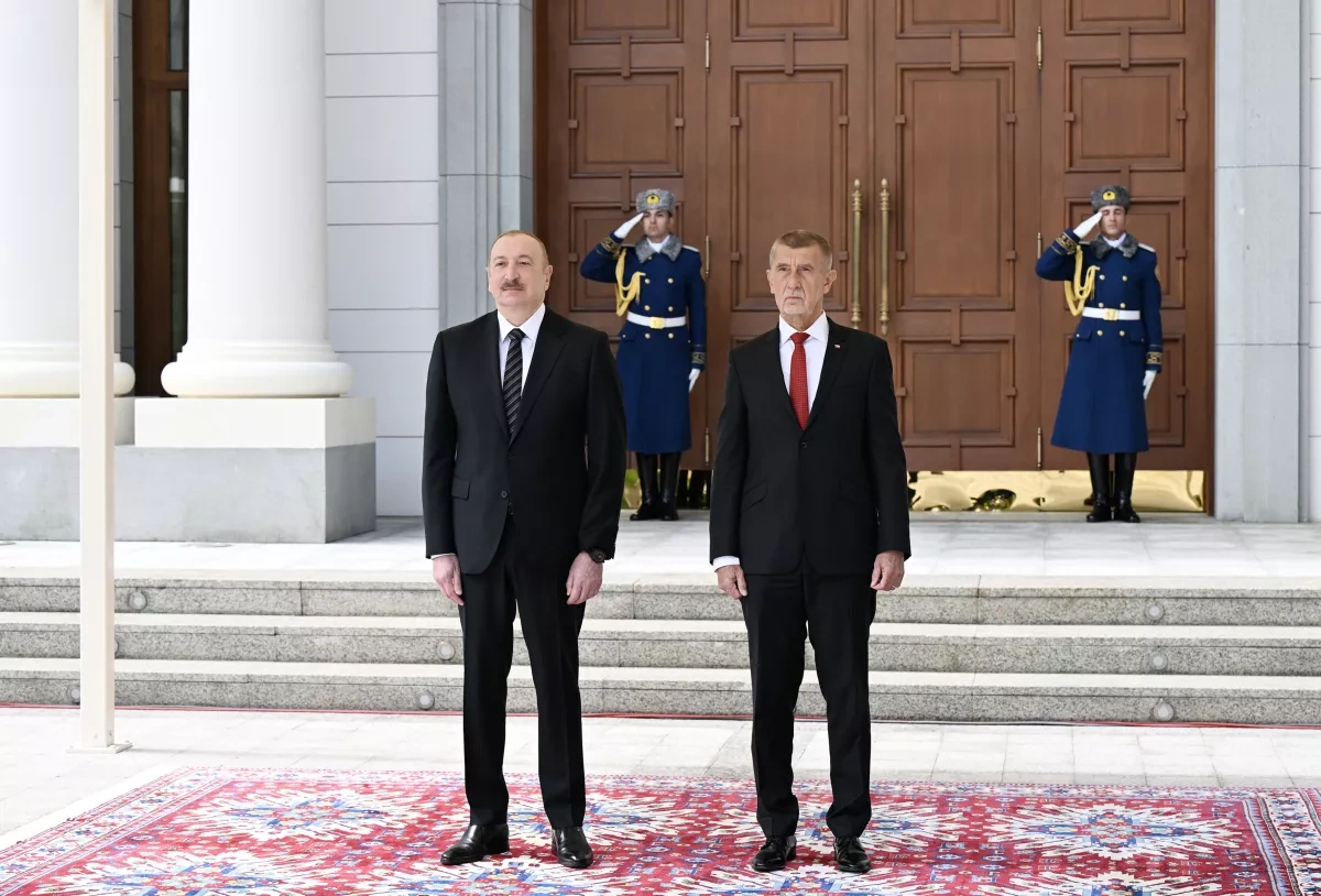Azerbaijan holds official welcoming ceremony for Czech prime minister in Gabala PHOTO