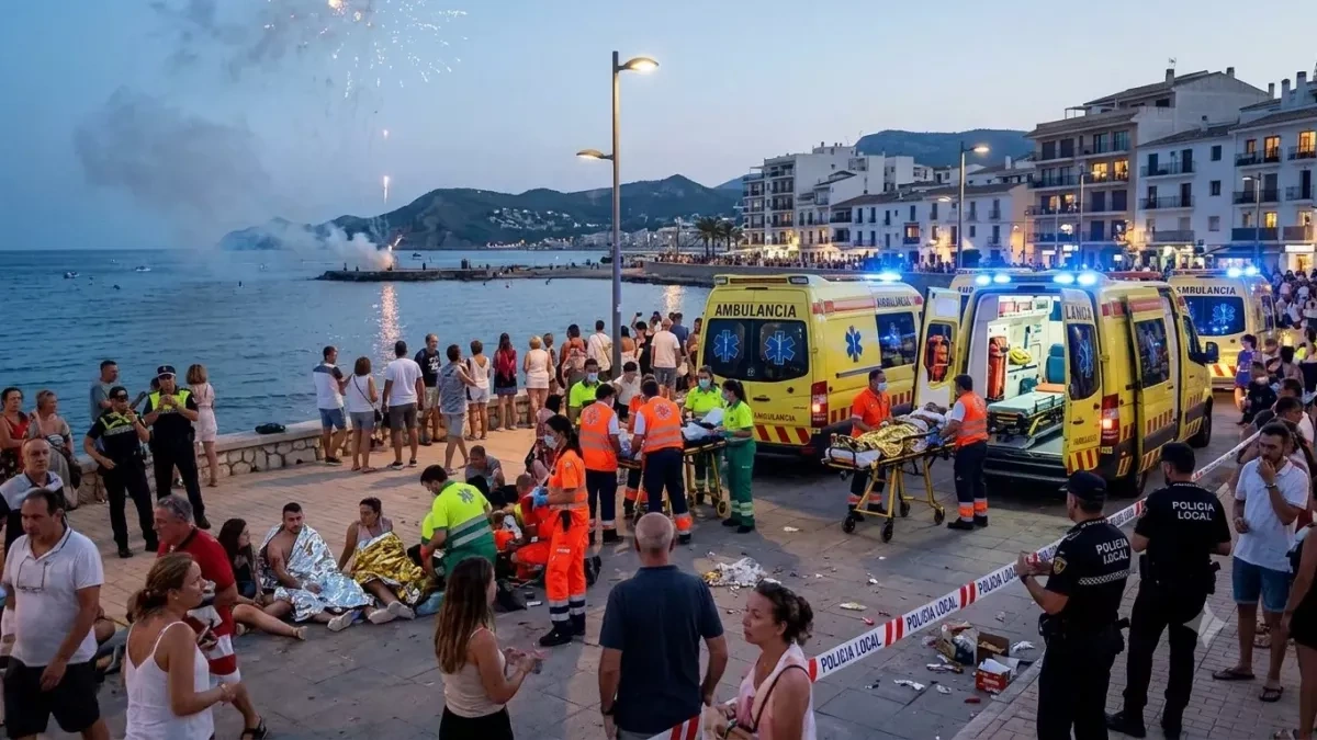 More than 20 injured at Castell de l'Olla fireworks festival in Spain