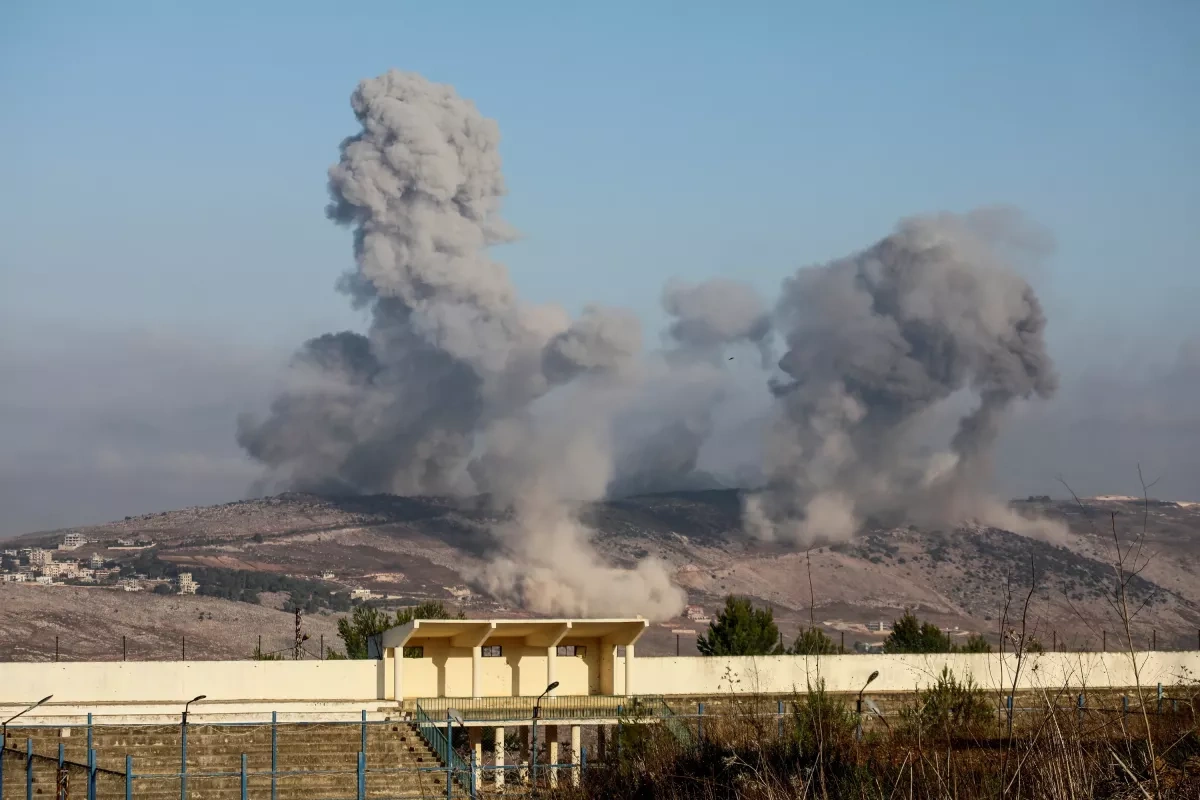 Israel strikes 20 Hezbollah targets across southern Lebanon