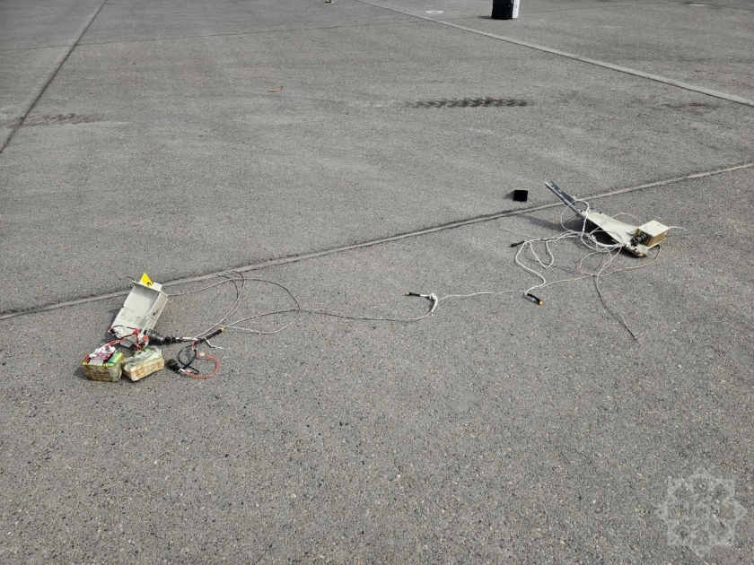 Remnants of drone that hit Nakhchivan Airport (PHOTO/VIDEO)