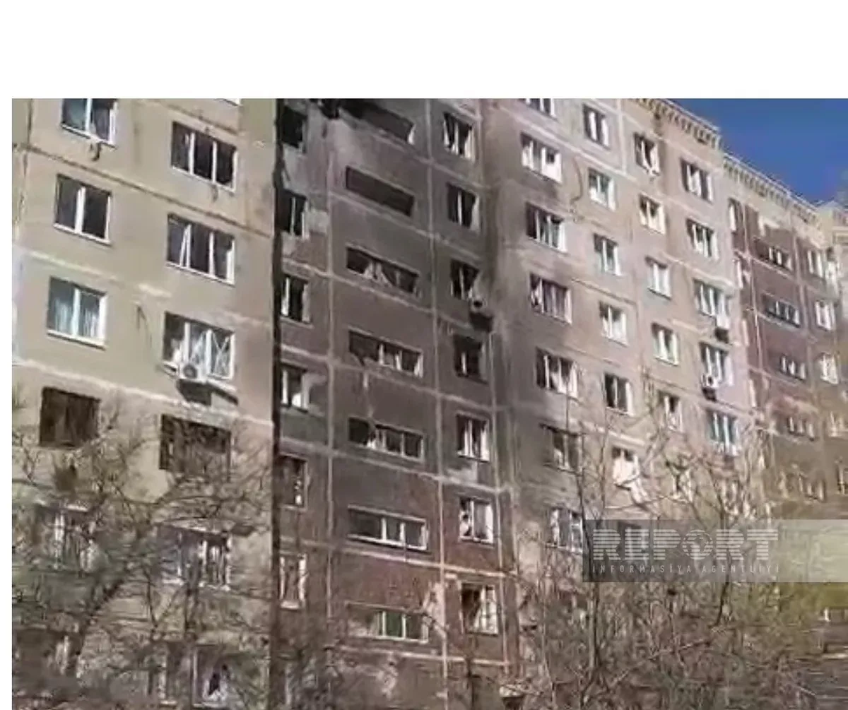 Russian missile strike damages Azerbaijani community property in Kramatorsk PHOTO