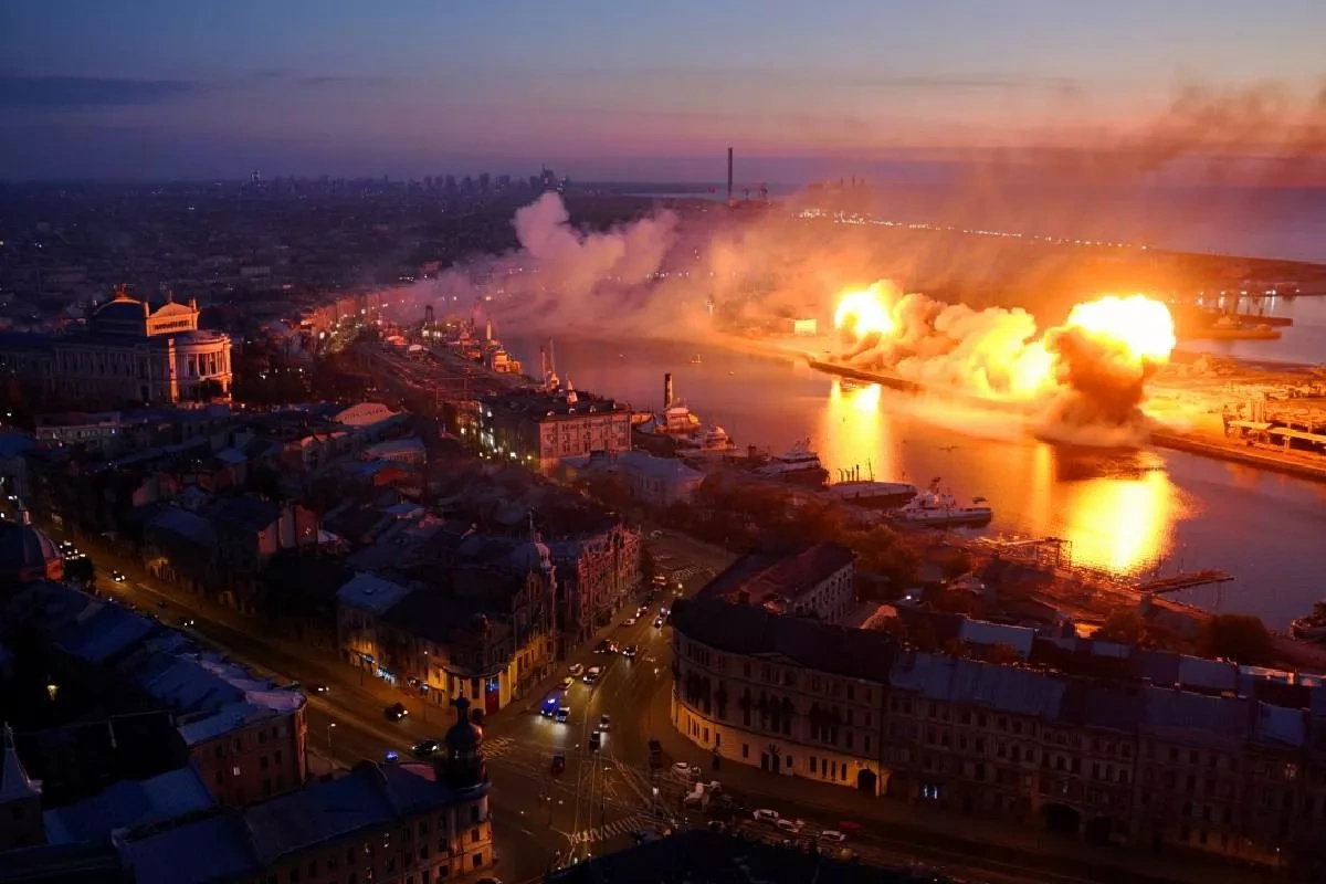 Russian drone strikes cripple Ukraine’s Yuzhny port, power grid VIDEO