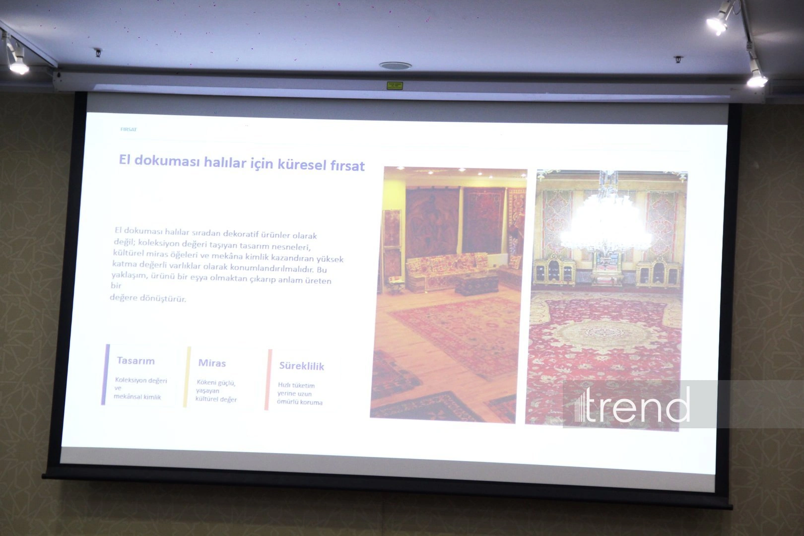 Int'l Carpet Forum in Baku holds 2nd session on "Production, Sustainable Development, and Global Distribution" (PHOTO)