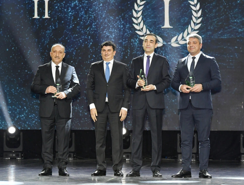 VP of Heydar Aliyev Foundation Leyla Aliyeva and Head of Baku Media Center Arzu Aliyeva attend Gala Ceremony regarding year's sports results