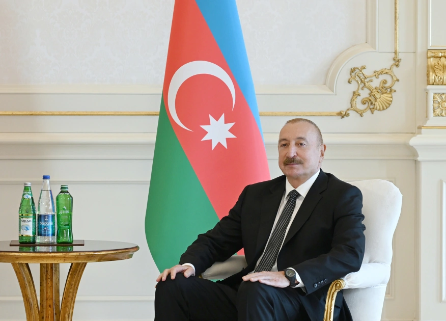 President Ilham Aliyev held one-on-one meeting with President of Laos (PHOTO)