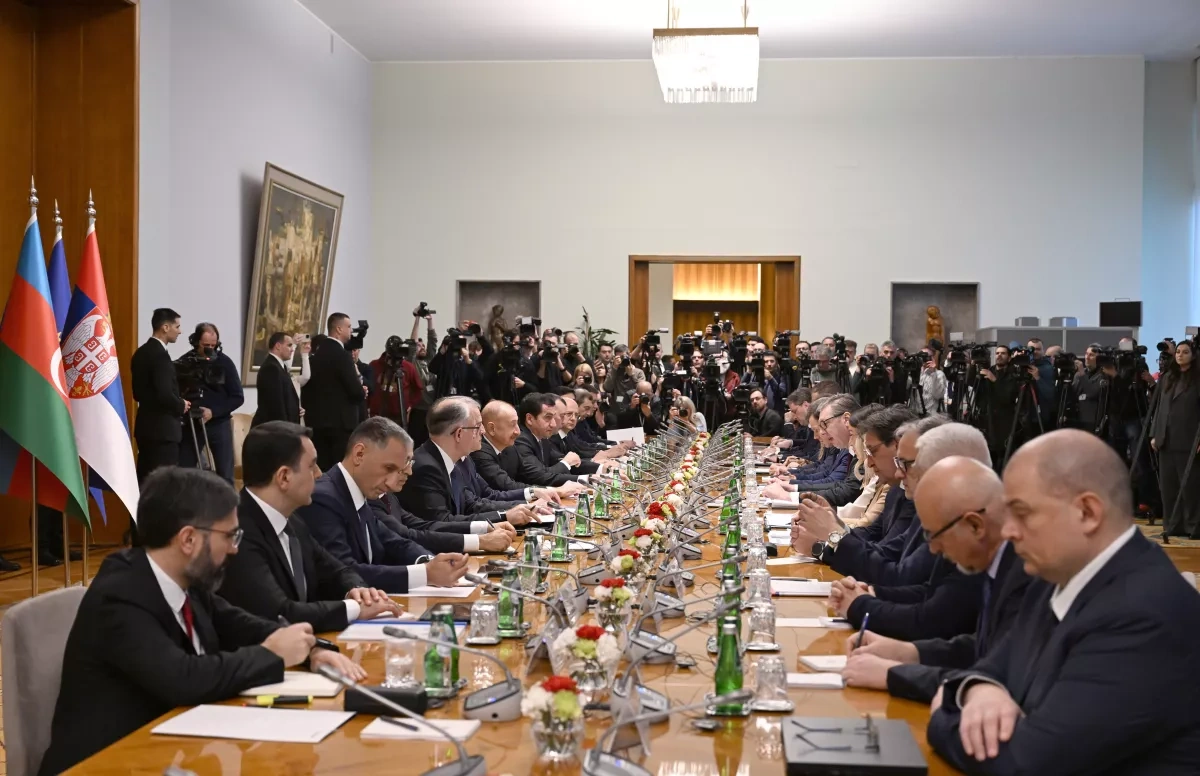 Azerbaijan, Serbia hold first Strategic Partnership Council meeting in Belgrade PHOTO