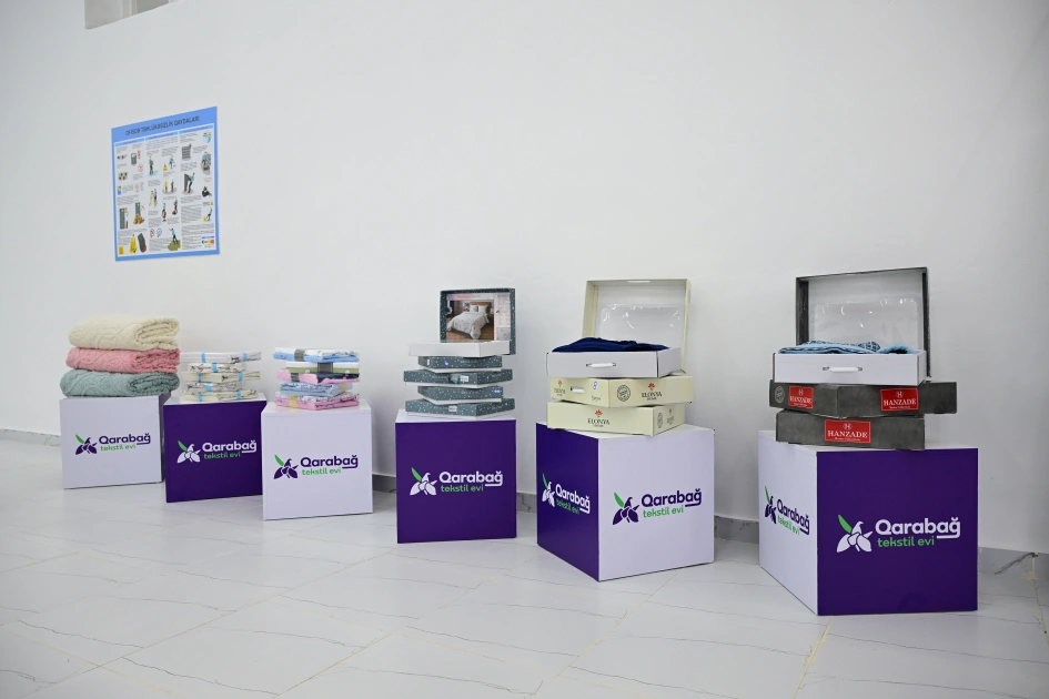 President Ilham Aliyev attends inauguration of "Garabagh Textile House" LLC in Khojaly (PHOTO)