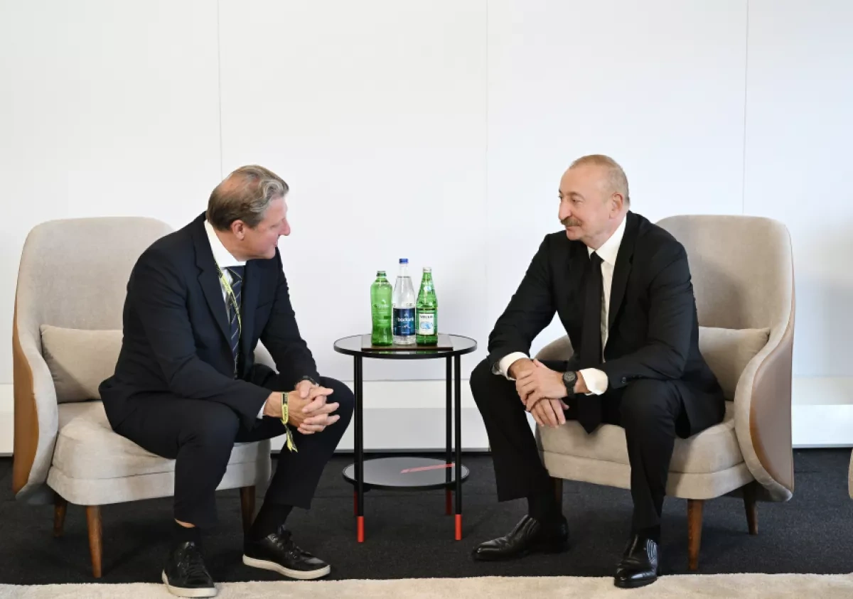 Azerbaijani president, Ski Federation chief eye winter sports cooperation PHOTO