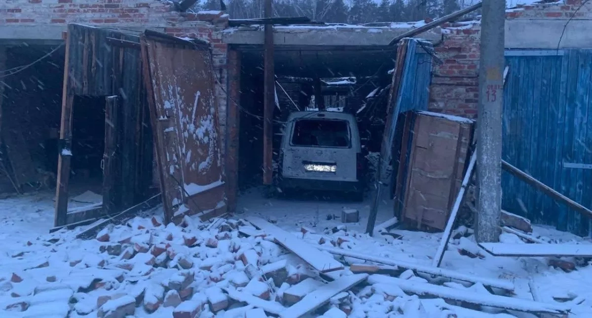 Drone strikes hit hospital, residential areas in Chernihiv region, Ukraine PHOTO
