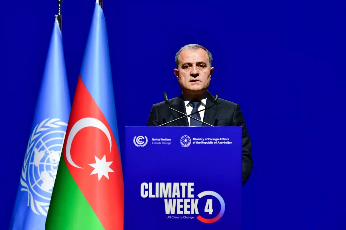 Azerbaijani FM urges stronger climate action as Caspian Sea level falls