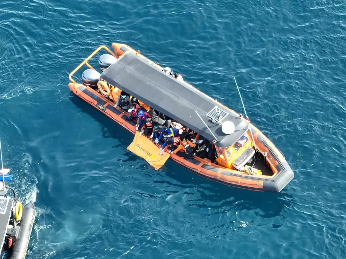 Rescuers search for 13 missing after speedboat disappears off Indonesia