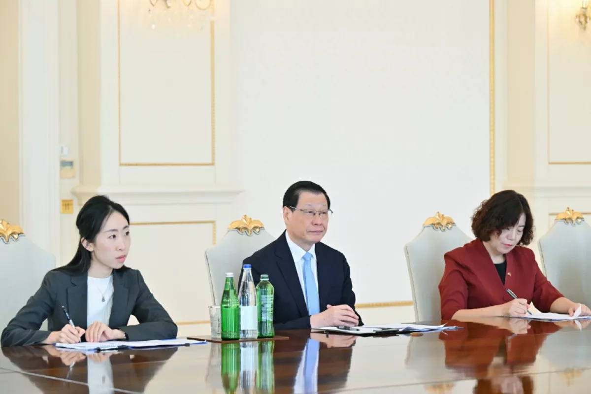 Azerbaijani president meets China’s Prosecutor General Ying Yong PHOTO