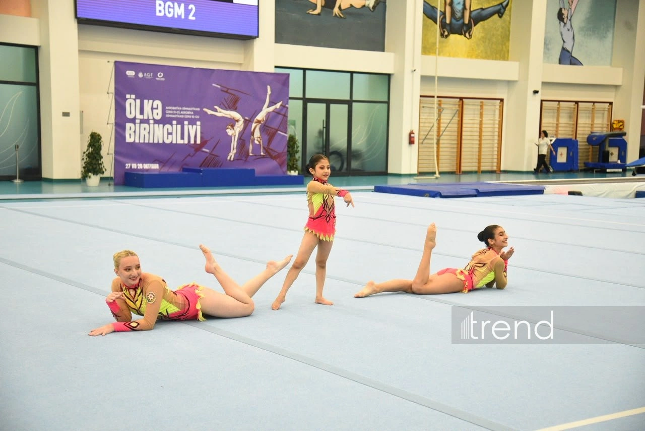 Azerbaijan's acrobatic, aerobic gymnastics championships conclude in Baku (PHOTO)