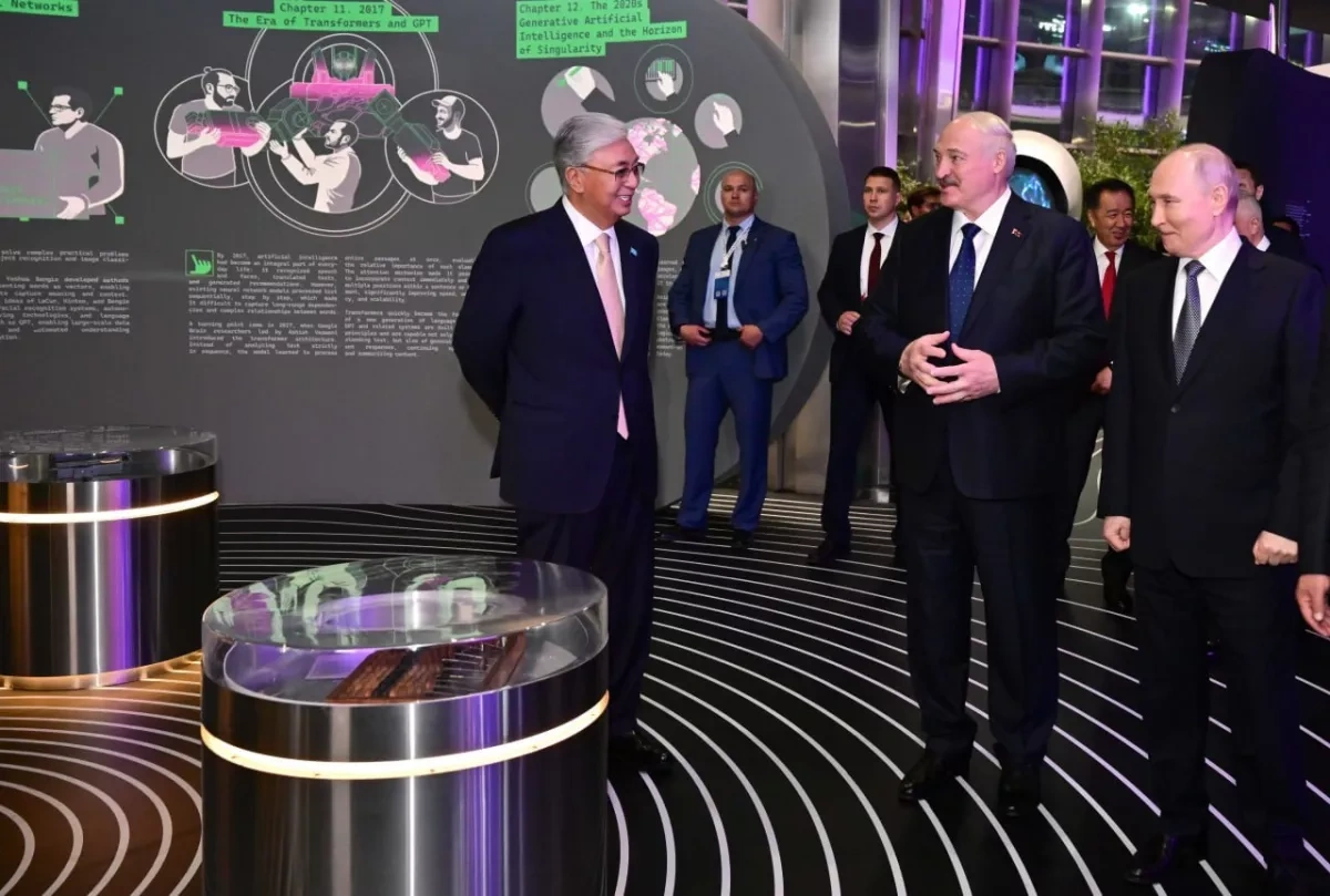 EAEU leaders visit digital and technology exhibition in Astana PHOTO