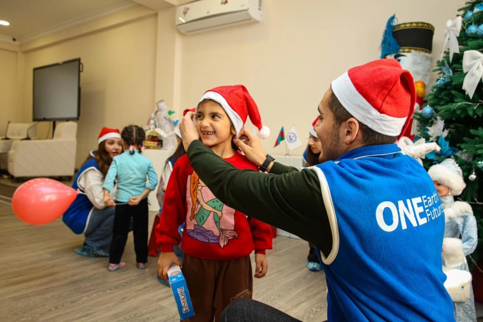 Initiated by Heydar Aliyev Foundation VP Leyla Aliyeva, New Year celebrations organized at children's facilities (PHOTO)