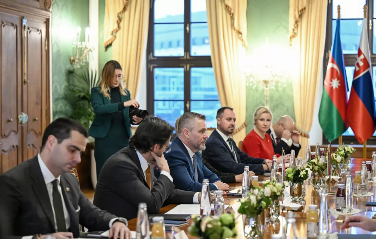 Azerbaijani, Slovak presidents hold expanded meeting in Bratislava PHOTO
