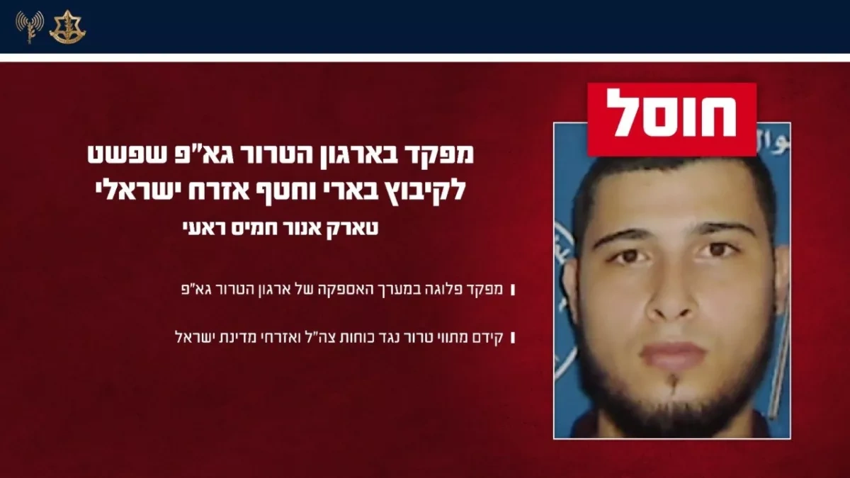 Israel says Palestinian Islamic Jihad commander eliminated PHOTO