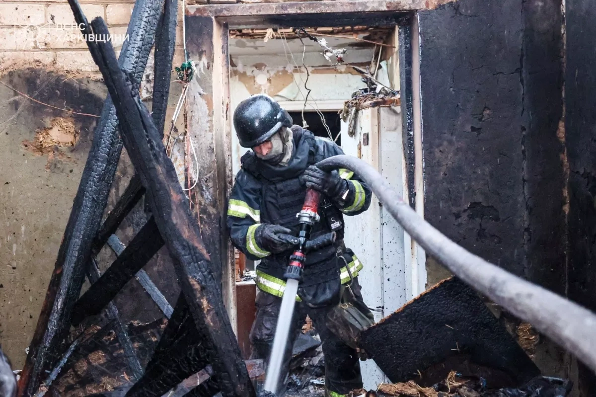Russian drone attack sets Sumy shopping centre ablaze, six injured VIDEO / PHOTO