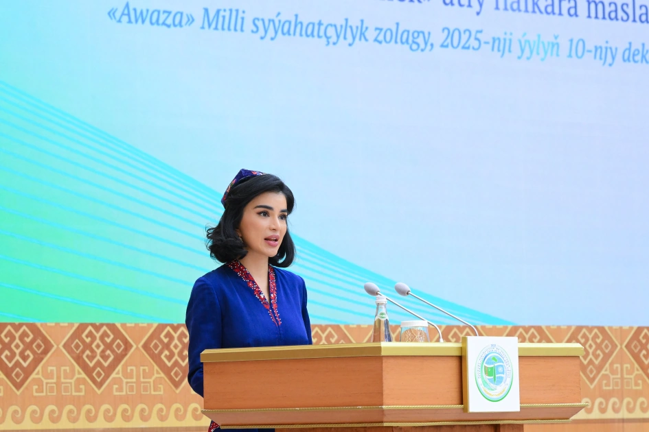 Heydar Aliyev Foundation VP Leyla Aliyeva participates in international conference in Turkmenistan (PHOTO)