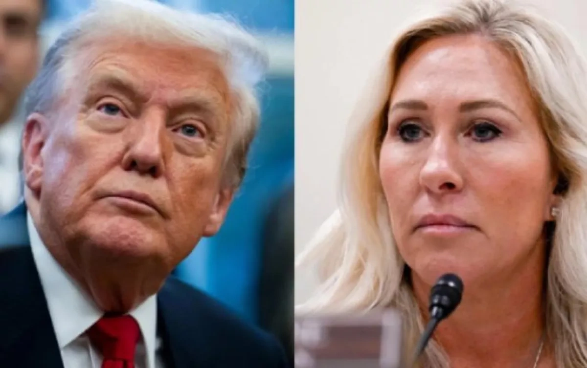 Trump demands apology from Congresswoman Greene, labels her "low-IQ traitor"