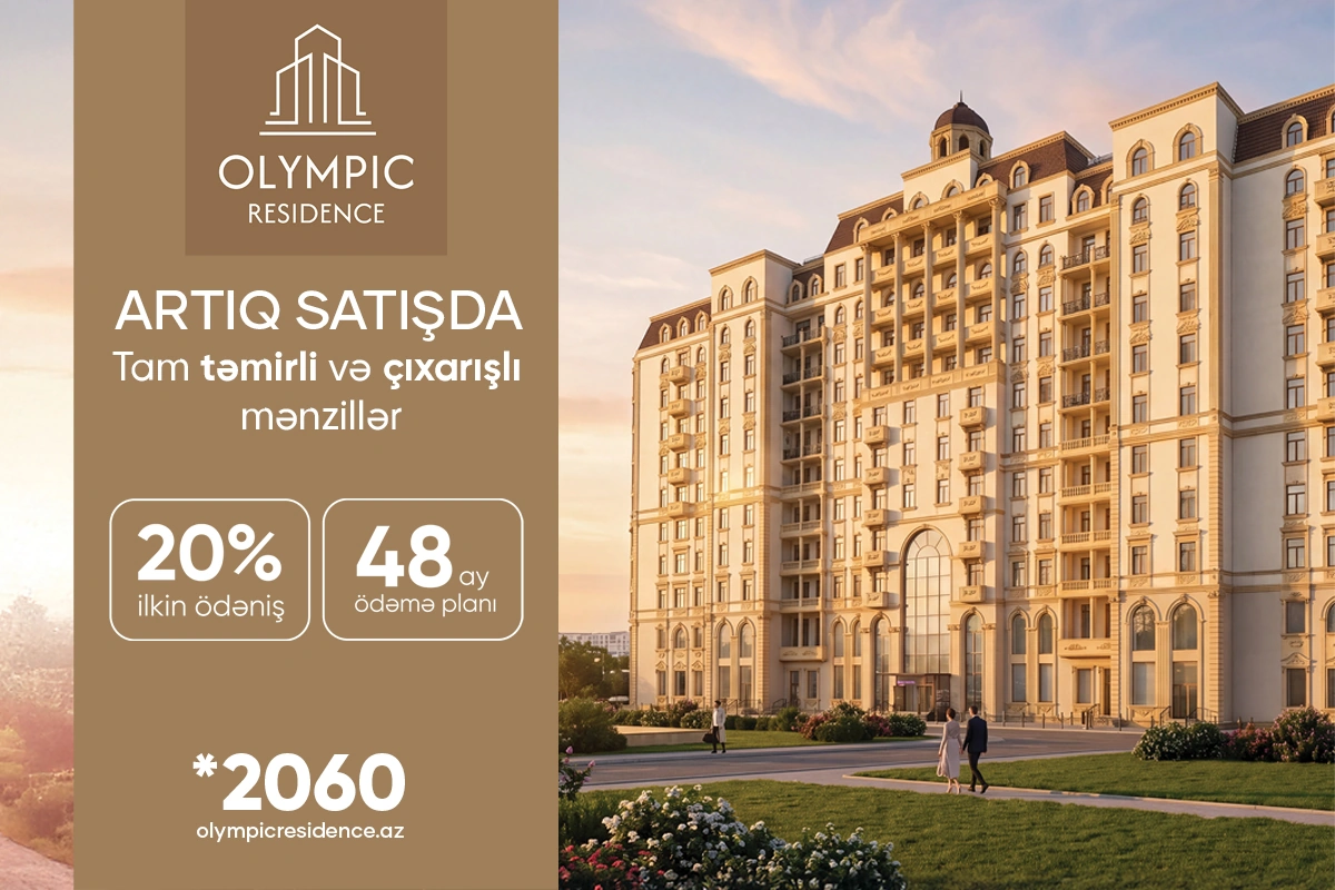 A New Era for the Legendary "Atletlər kəndi": "Olympic Residence" Housing Complex is Now Open for Sales! (PHOTO)