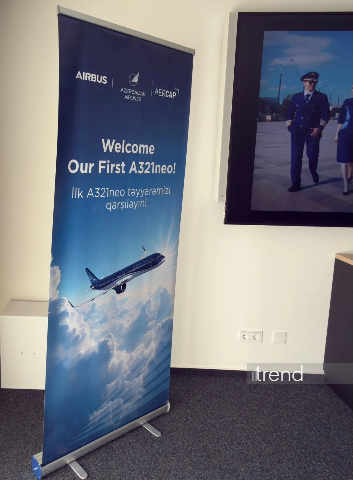 Hamburg hosts mediatour on first A321neo aircraft's transfer to AZAL (PHOTO)