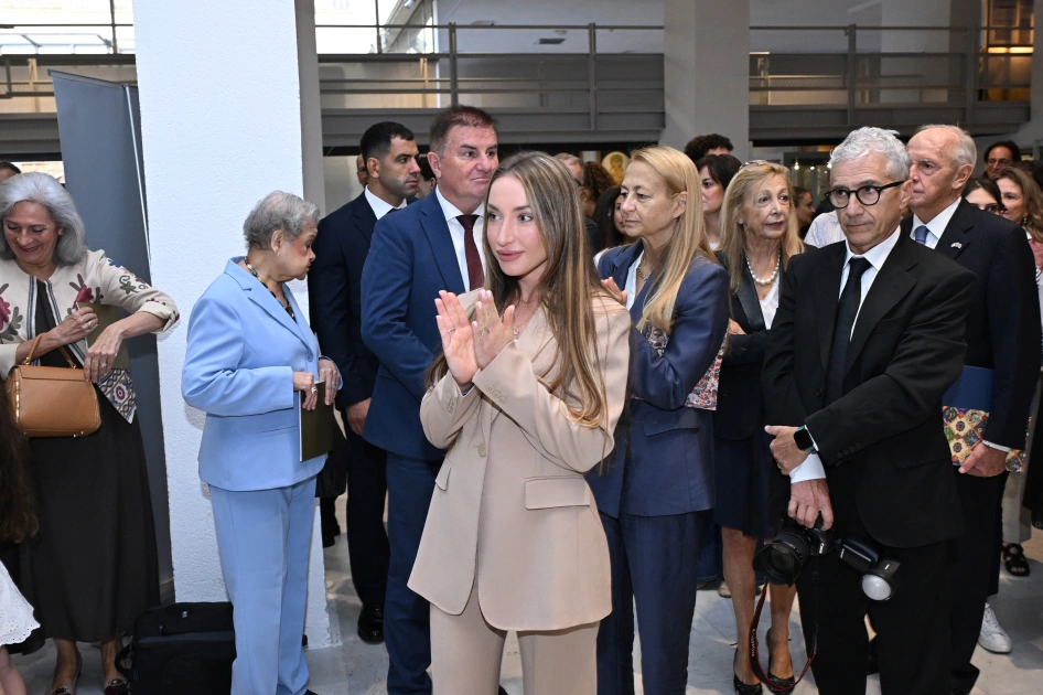 Leyla Aliyeva and Alena Aliyeva attend opening of exhibition of Azerbaijani carpets at Holy See (PHOTO)