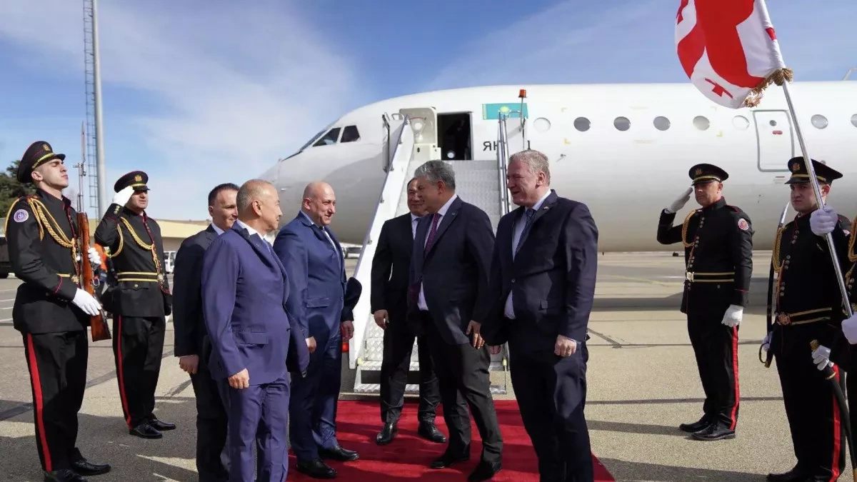 Kazakhstan’s foreign minister visits Georgia for high-level talks