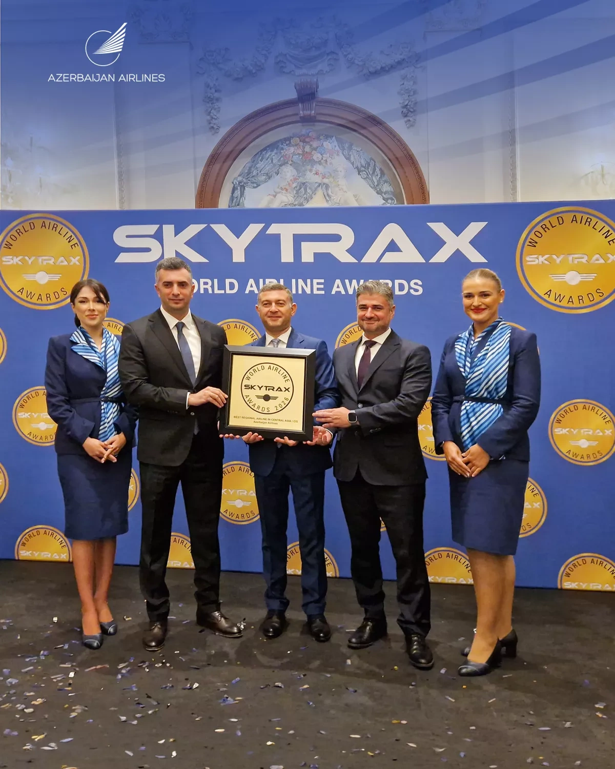 Azerbaijan Airlines named best at World Airline Awards 2026 PHOTO