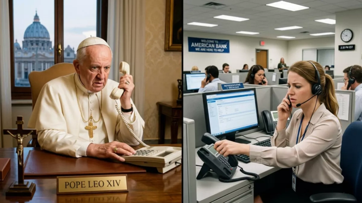 NYT: Pope Leo XIV fails to prove identity to US bank employee